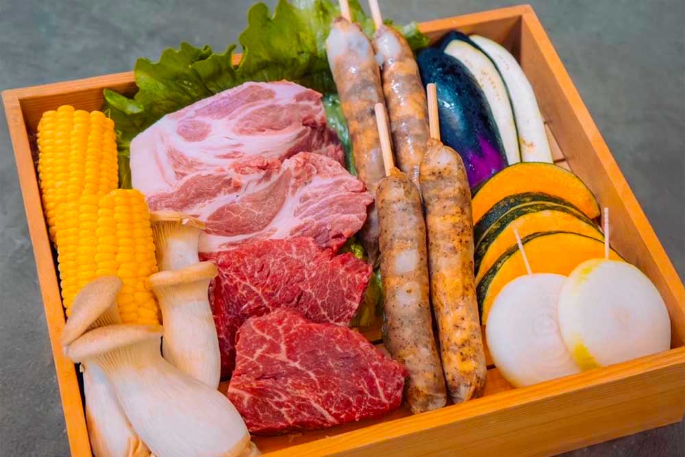 肉三昧スタンダードバーベキュー(写真は2人前)